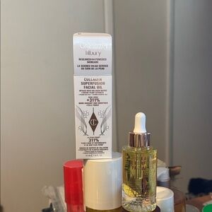 Charlotte Tilbury Superfusion Facial Oil - Gold and White Packaging